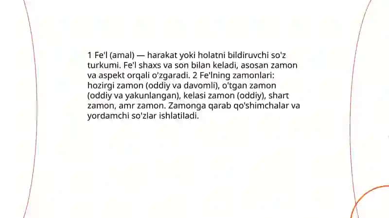 So'z turkumlarni 4