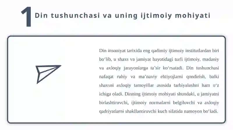 Dinning ijtimoiy ildizlari 4