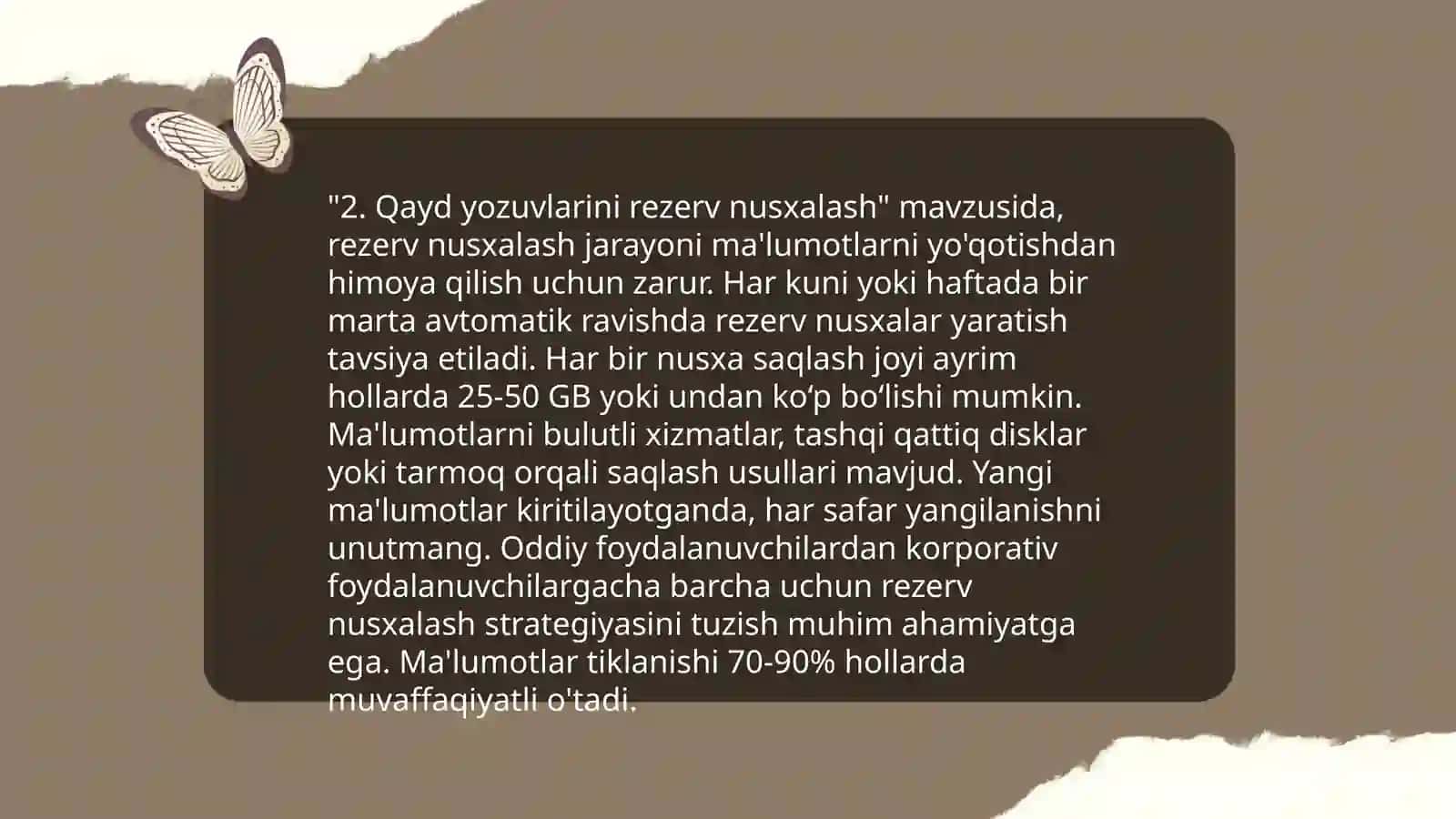 Qayd yozuvini himoyalash 4