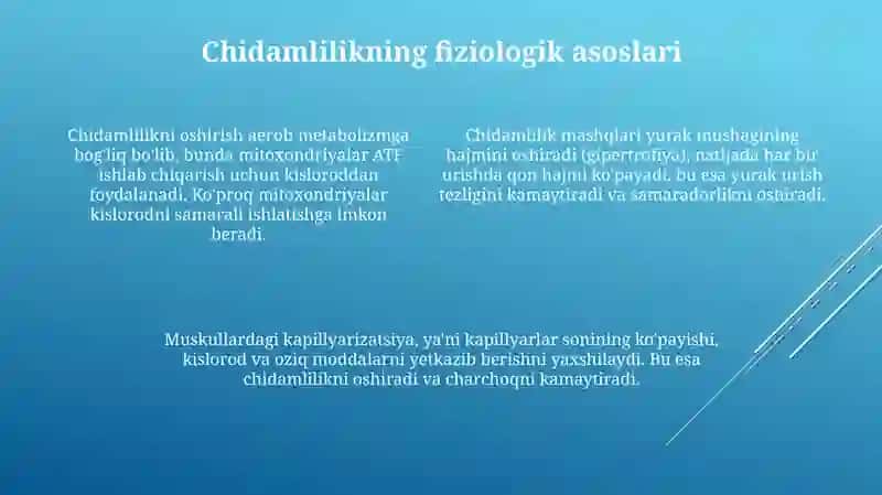 Umumiy chidamlilikni rivojlantirish uslublari 4