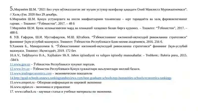Ўзбекистон Республикаси қишлоқ хўжалигини ривожлантиришда 2020-2030 йилларга мўлжалланган стратегия 4