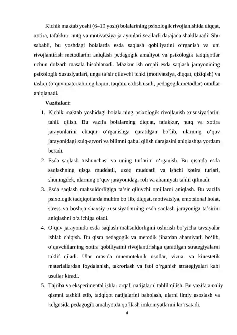 KICHIK MAKTAB YOSHIDAGI O‘QUVCHILARNING PSIXOLOGIK XUSUSIYATLARI 4