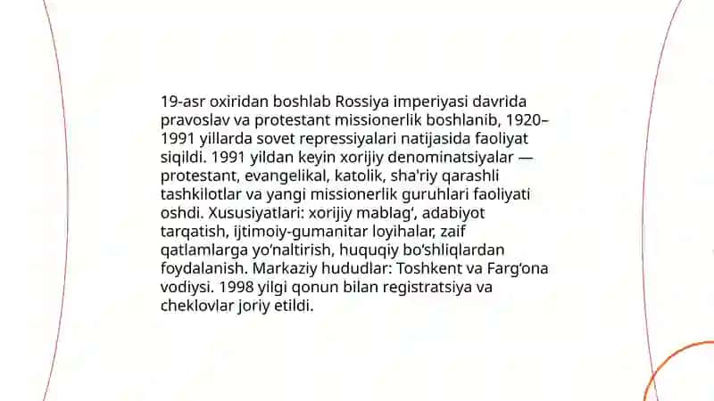 Misionerlik va prozelitizmning siyosiy ijtimoiy xavfi 4