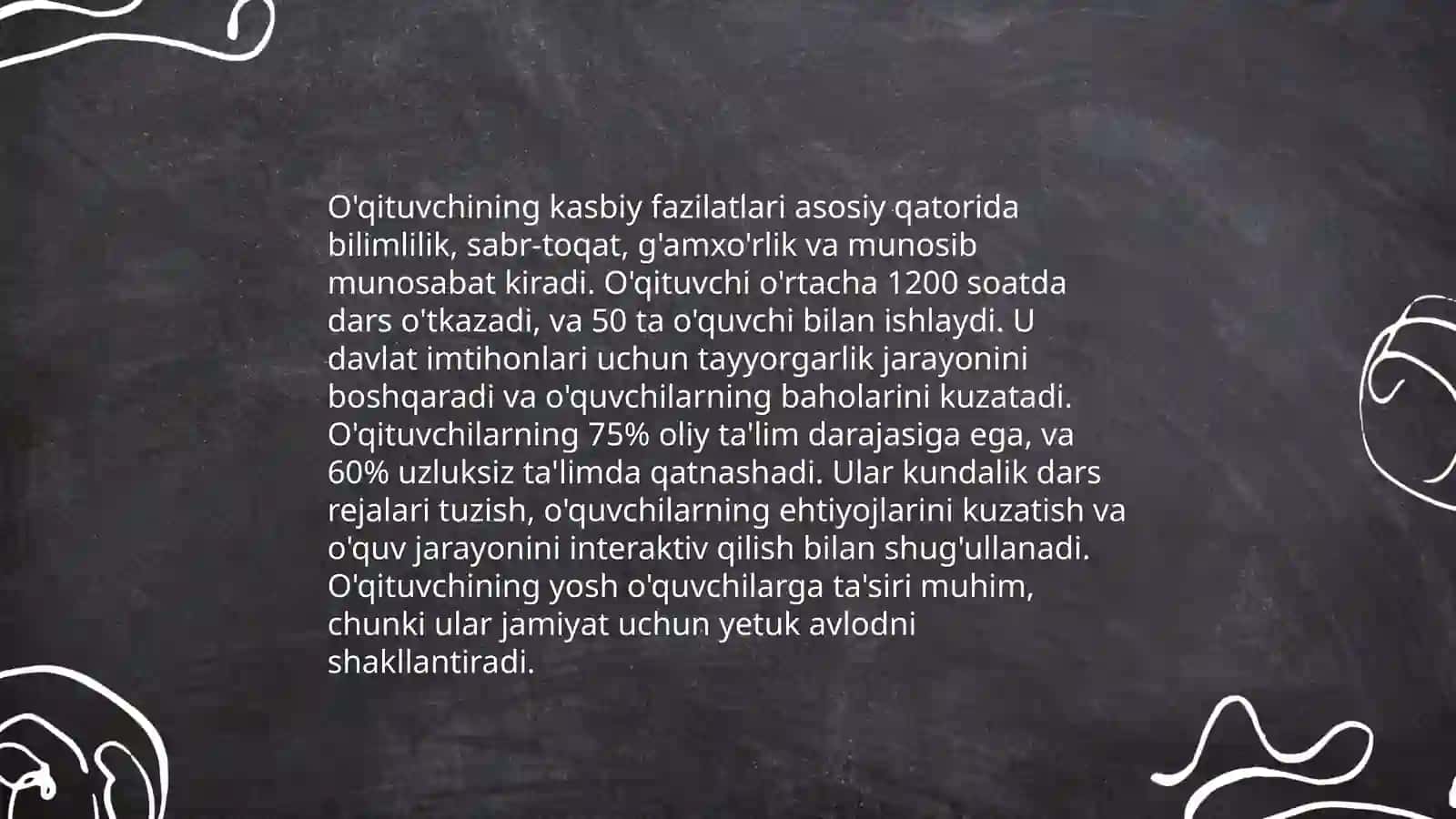 Pedagogning kasbiy fazilatlari 4