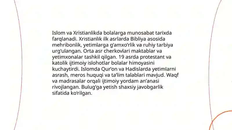 Bola huquqlarining kelib chiqish tarixi 4