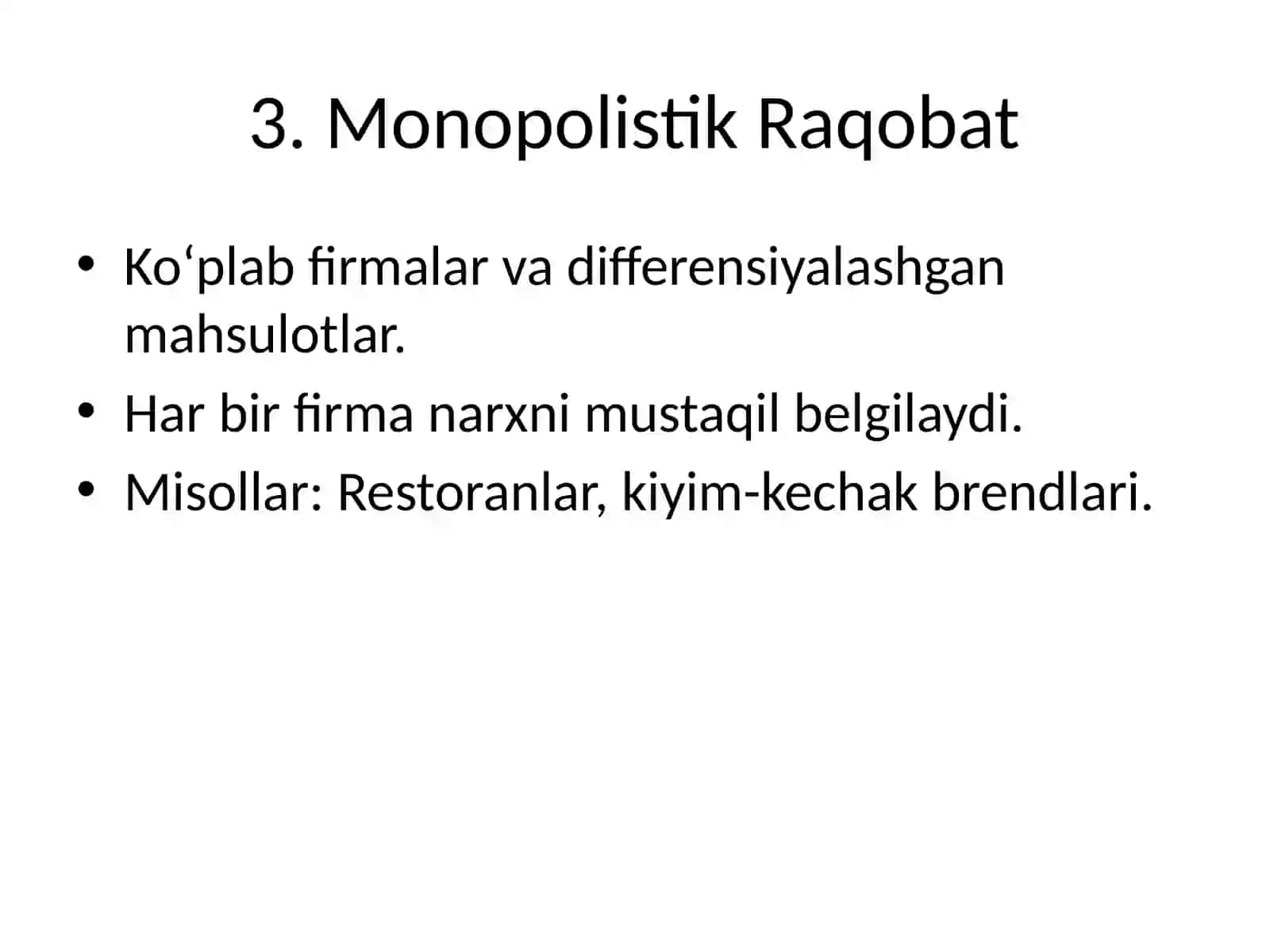 Asosiy turlari va iqtisodiy modellari 4