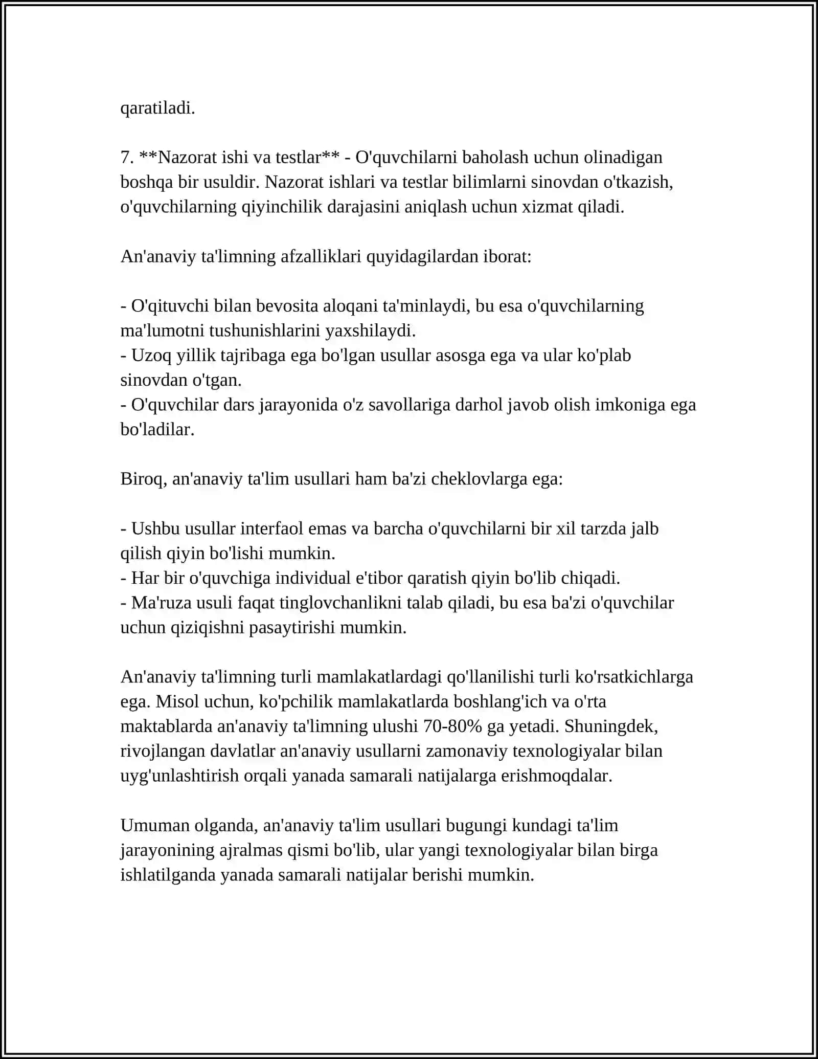 O‘QUV METODLARI 4