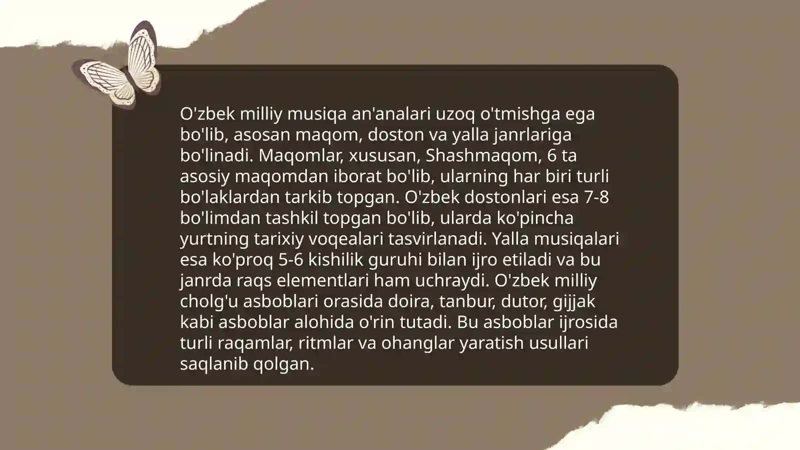 Musiqa va raqsning tarixi 4