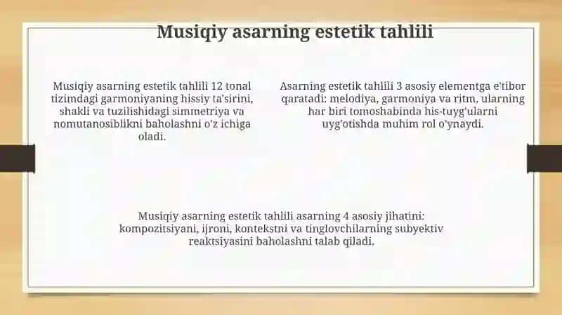 Estetik tarbiya va musiqiy ta'lim 4