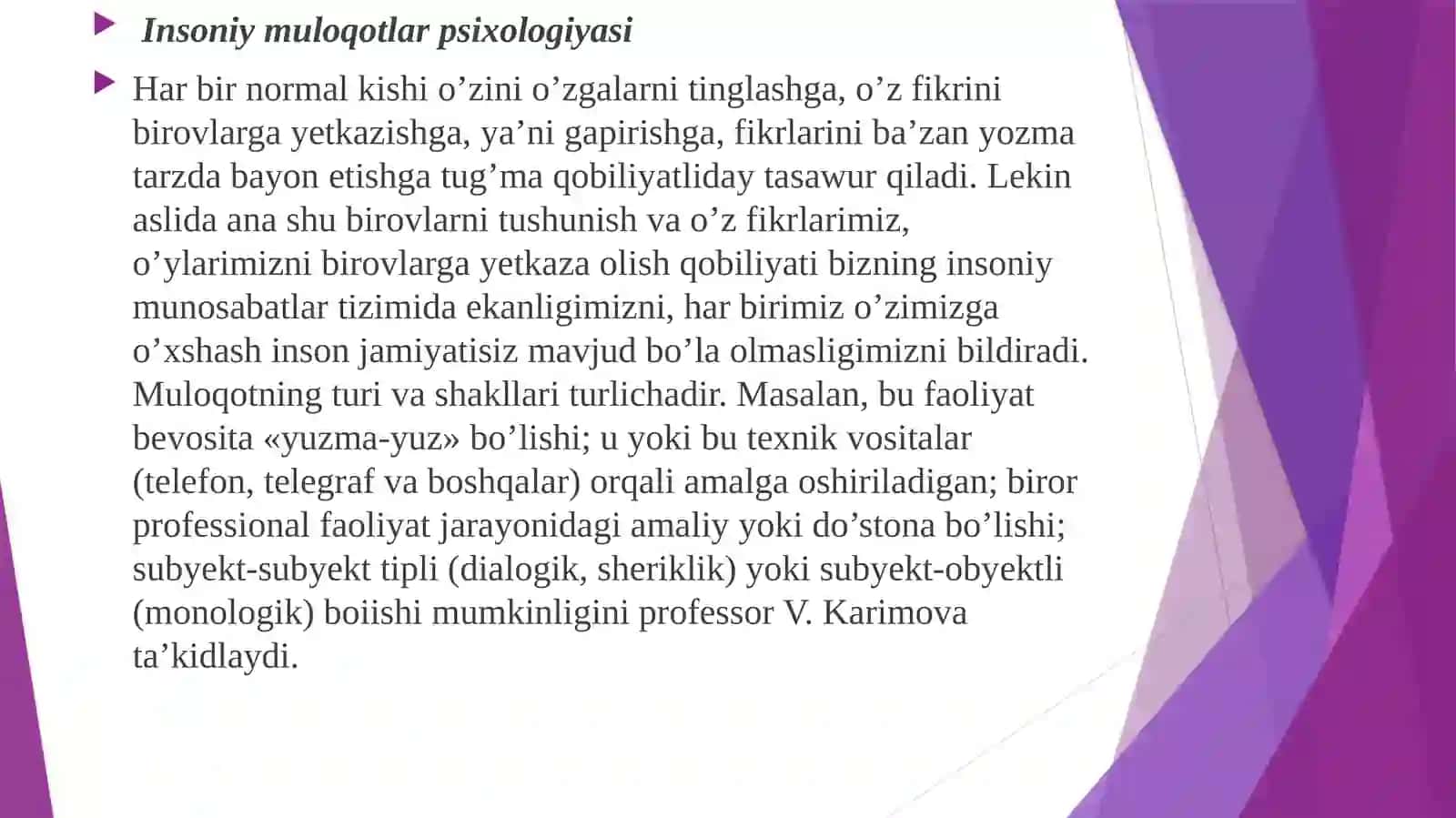 Muloqotning psixologik xususiyatlari 4