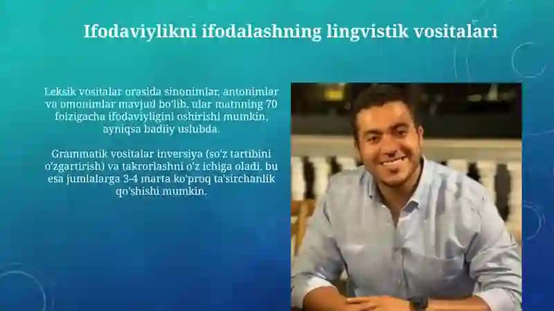 Oʻzbek tilida ifodaviylikning lingvistik vositalari 4