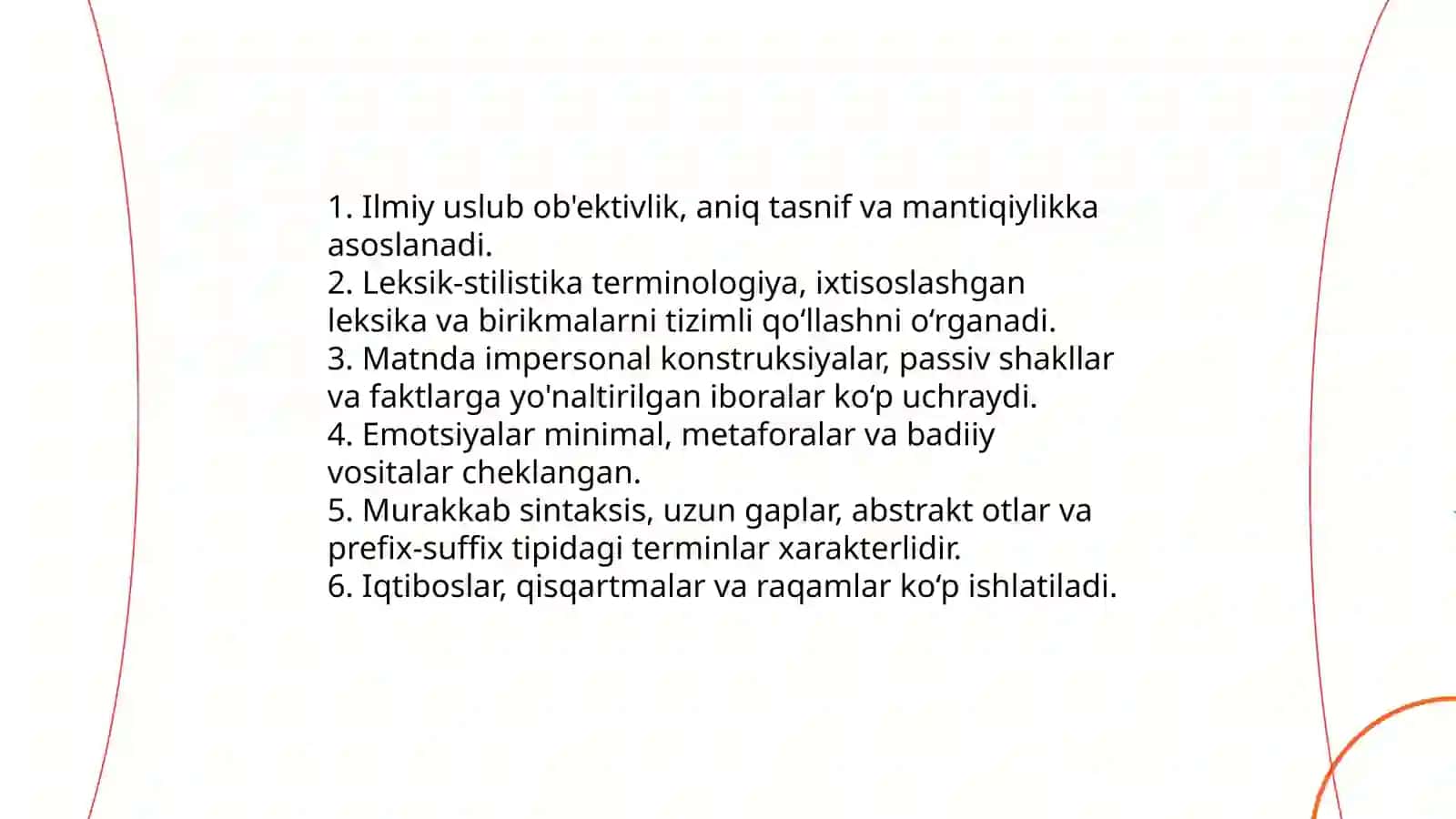 Nutg uslublari va uslubiyat turlari 4