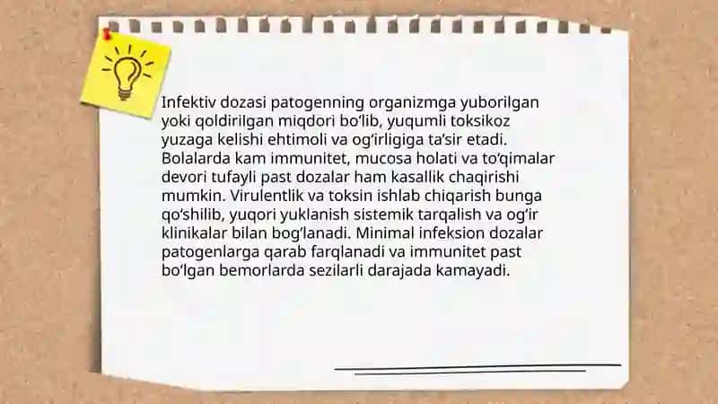 Bolalar infeksion toksikoz yuzaga kelishidagi asosiy omillar 4