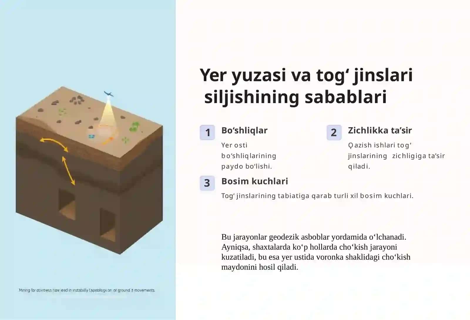 Konishlaritaʼsiridayeryuzasivatogʻjinslarisiljishi 4