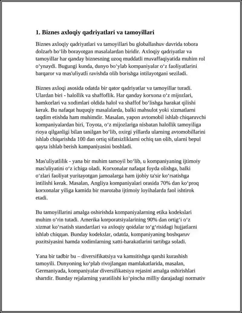 BIZNESNI AXLOQIY VA MASULIYAT JIHATDAN BOSHQARISH 4
