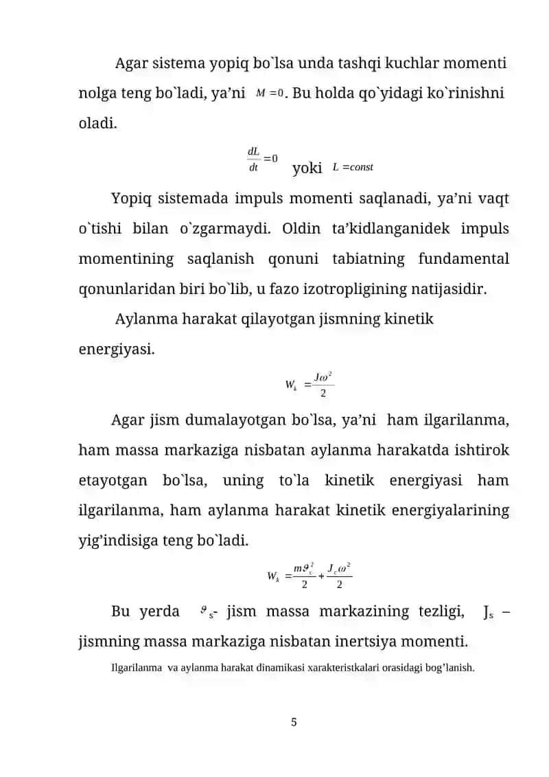 Kuch momenti nuqtasiga nisbatan va o`qqa nisbatan kuch momenti 4