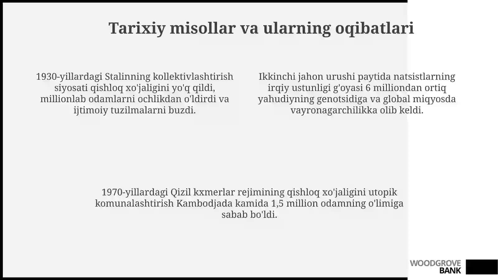 Buzg'unchi g'oyalar 4