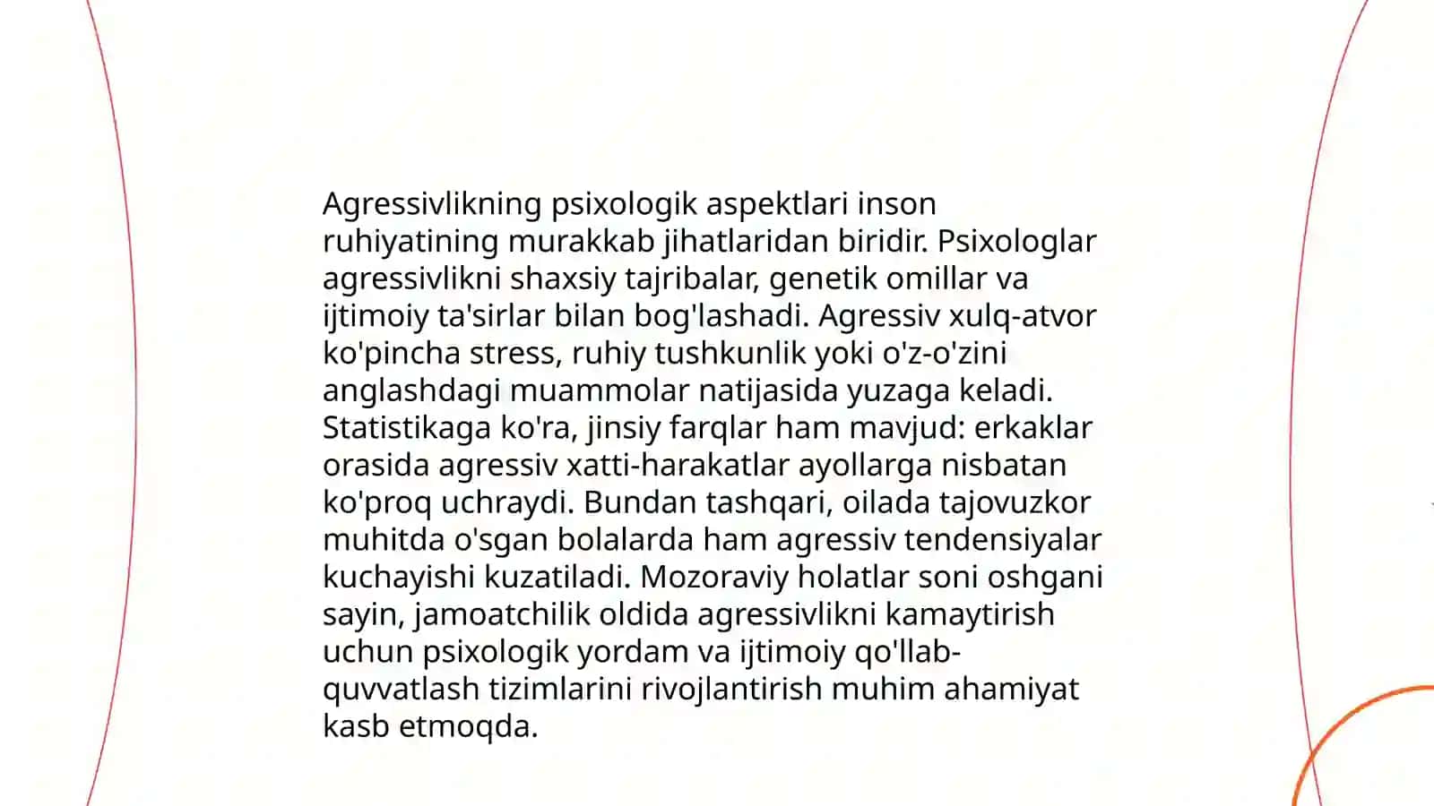 O'smirlar o'rtasida agressivlikning psixologik profilini shakllantirish 4
