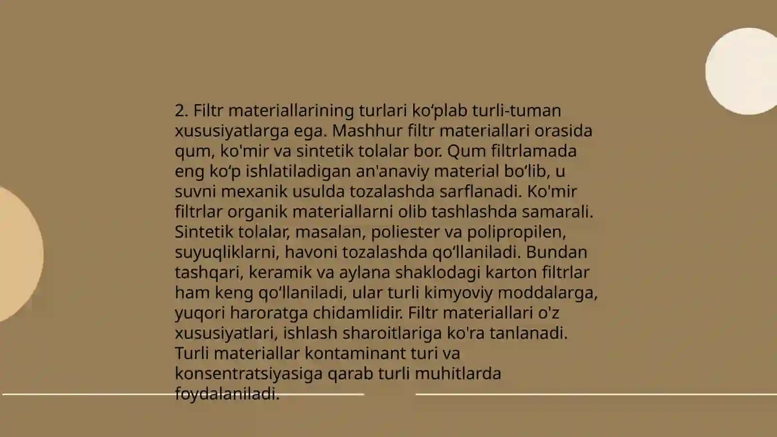 Zamonaviy filtrlar 4