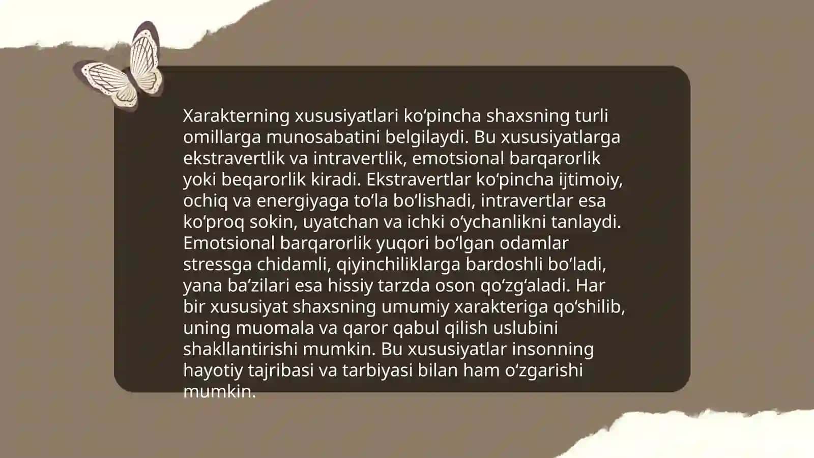 Temperament,xarakter va uning xossalari 4