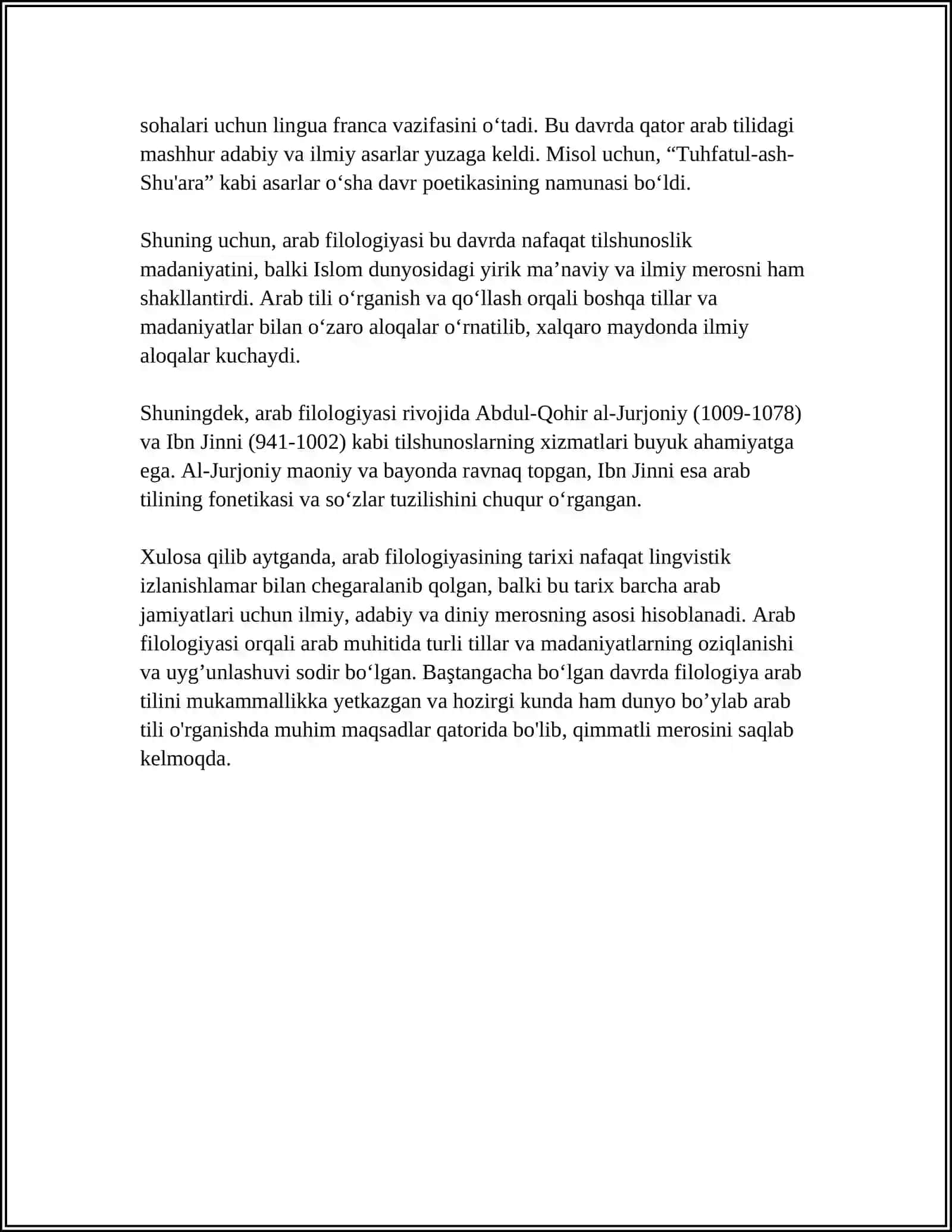 ARAB FILOLOGIYASINI HOZIRGI KUNDAGI AHAMIYATI 4