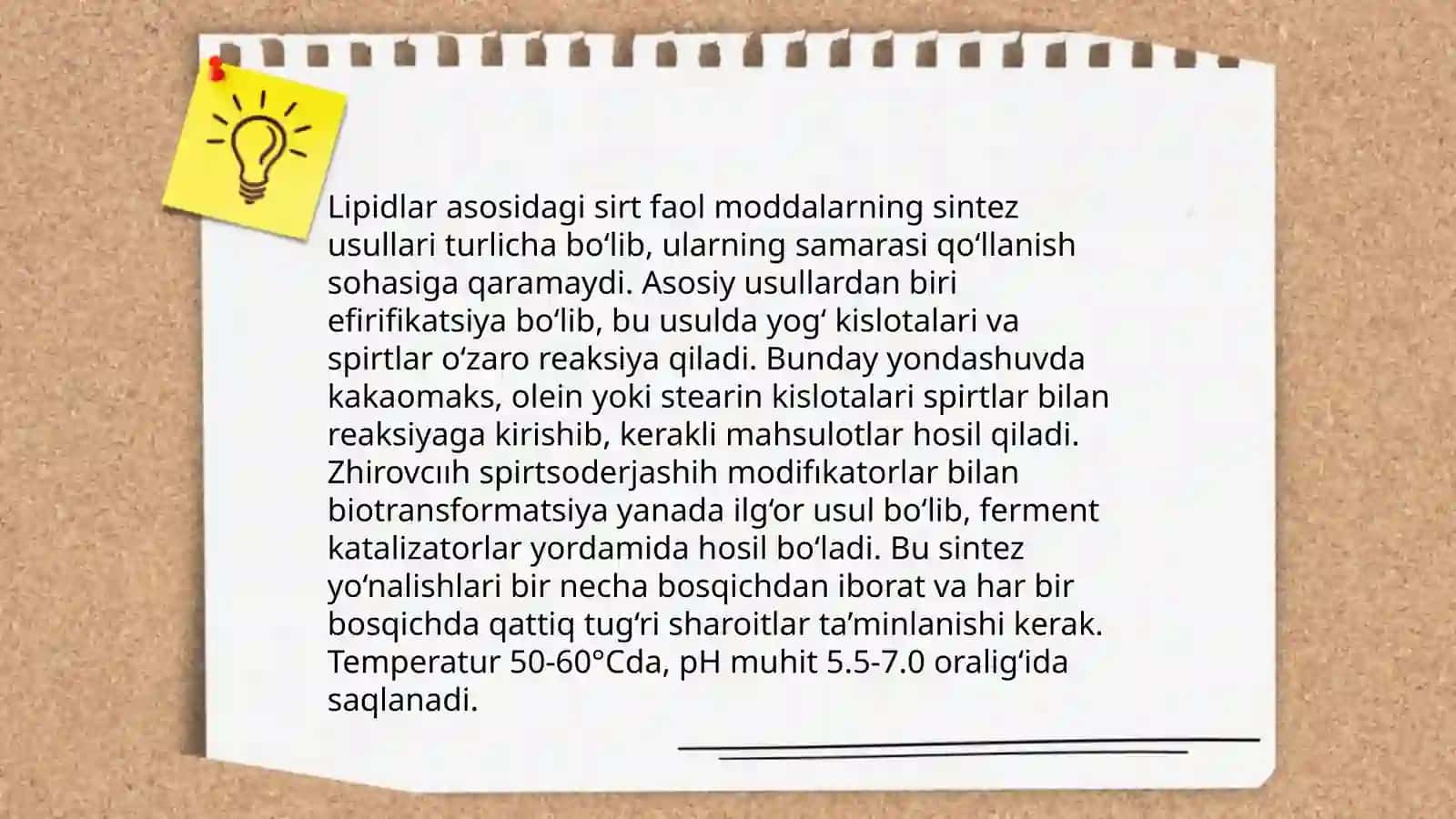 Lipidlardan olingan sirt faol moddalarning turlari 4