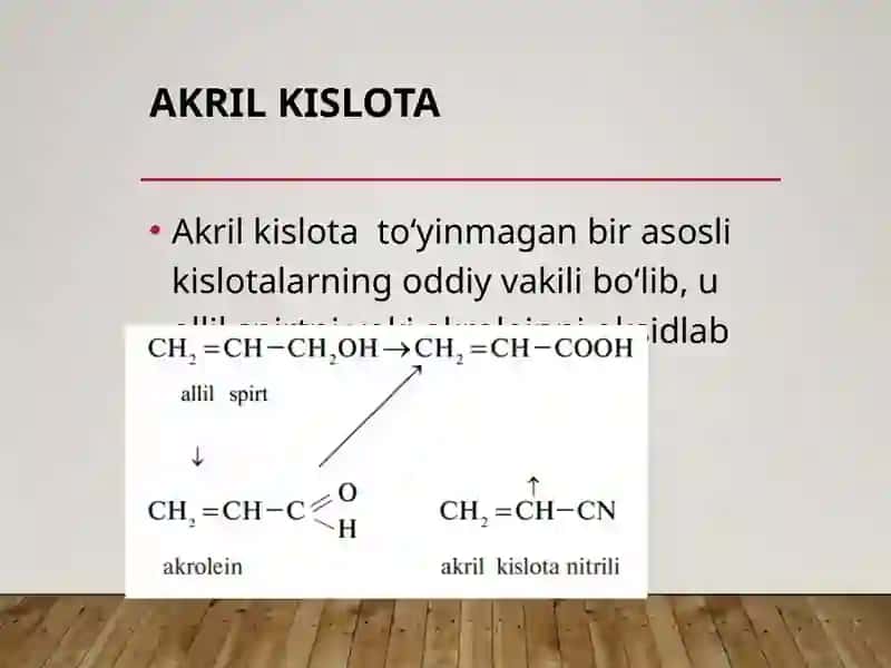 To'yinmagan bir asosli karbon kislotalar 4