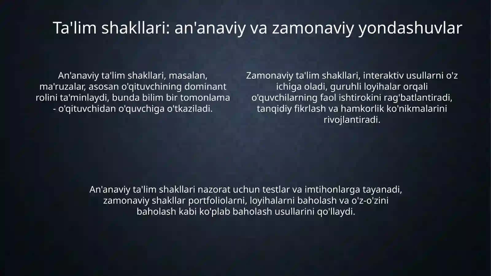 Tarbiya jarayonining shakillari va metodlari 4
