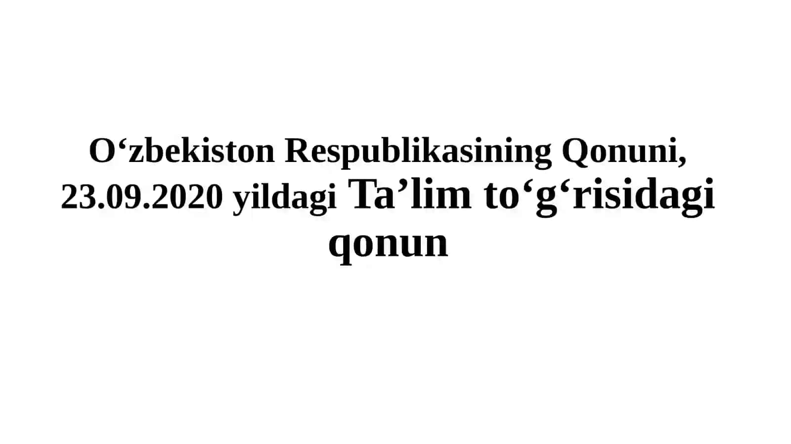 Ta’lim Tashkilotlari 4