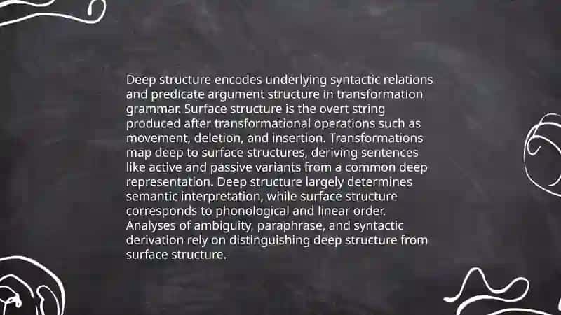 Transformation grammar 4