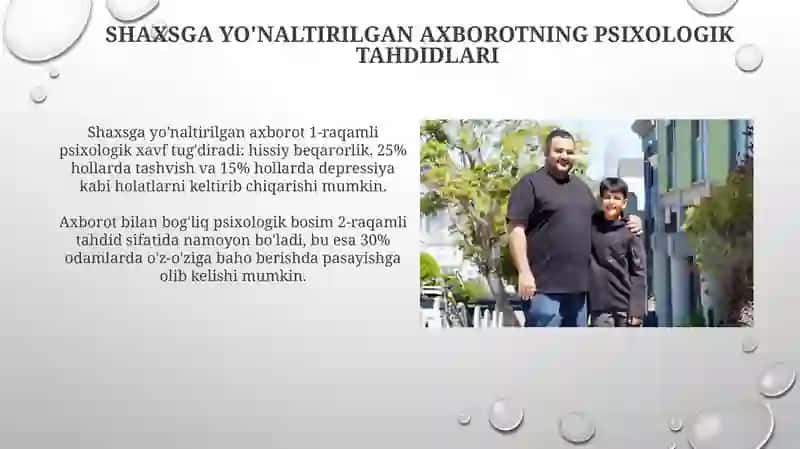 Shaxsga Yo'naltirilgan Axborot: Psixologik, Diniy Vamadaniytaxdidlar 4