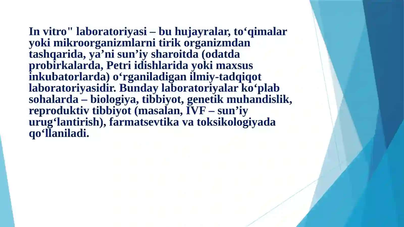 Biotexnologiya (tarmoqlar bo’yicha) fakulteti 418-guruh talabasi Jamshidova Yodgoraning 4