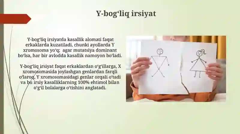 Irsiy va patologik belgilarning irsiylanishi 4