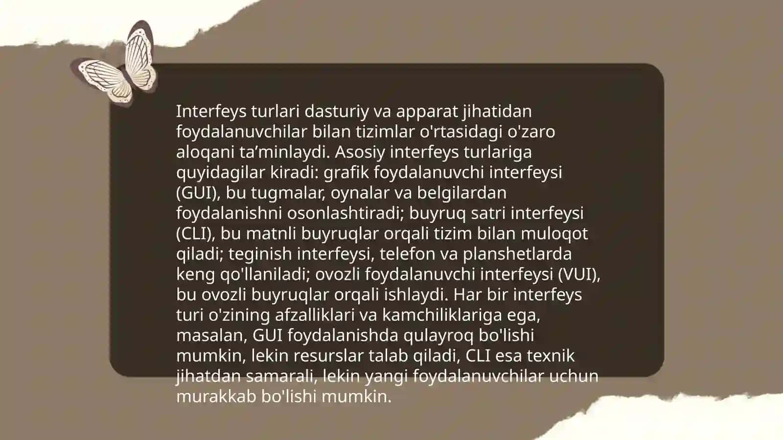 Interfeys asoslari 4