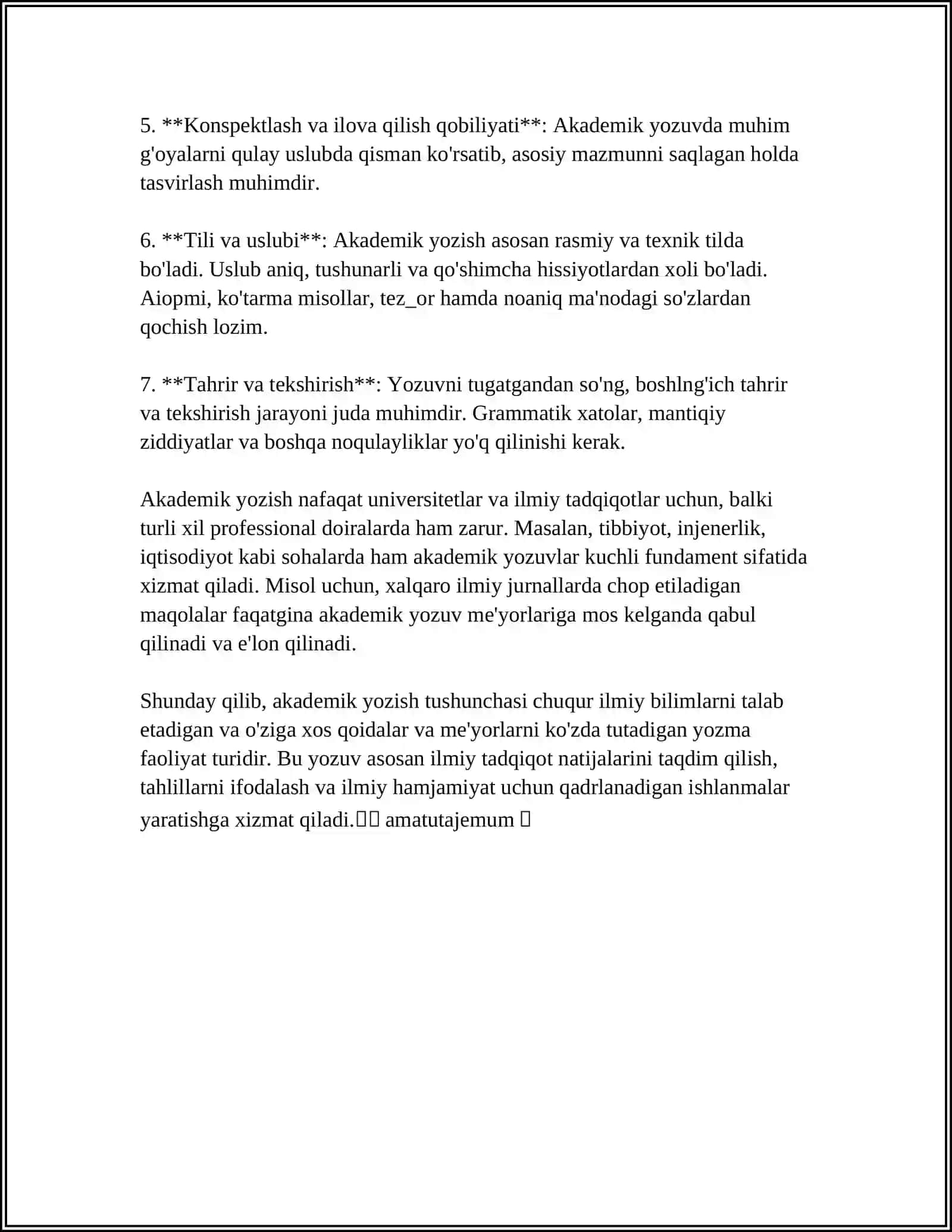 AKADEMIK YOZISH VA SAMARALI AMALGA OSHIRISH OMILLARI 4