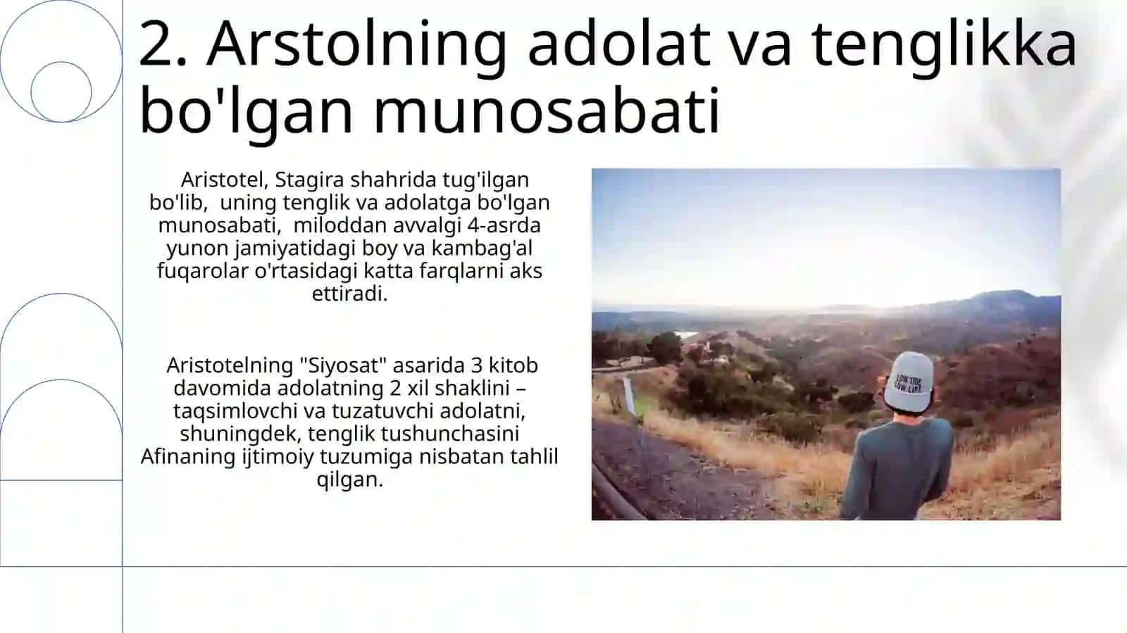 Arstolning ijtimoiy falsafiy qarashlari 4