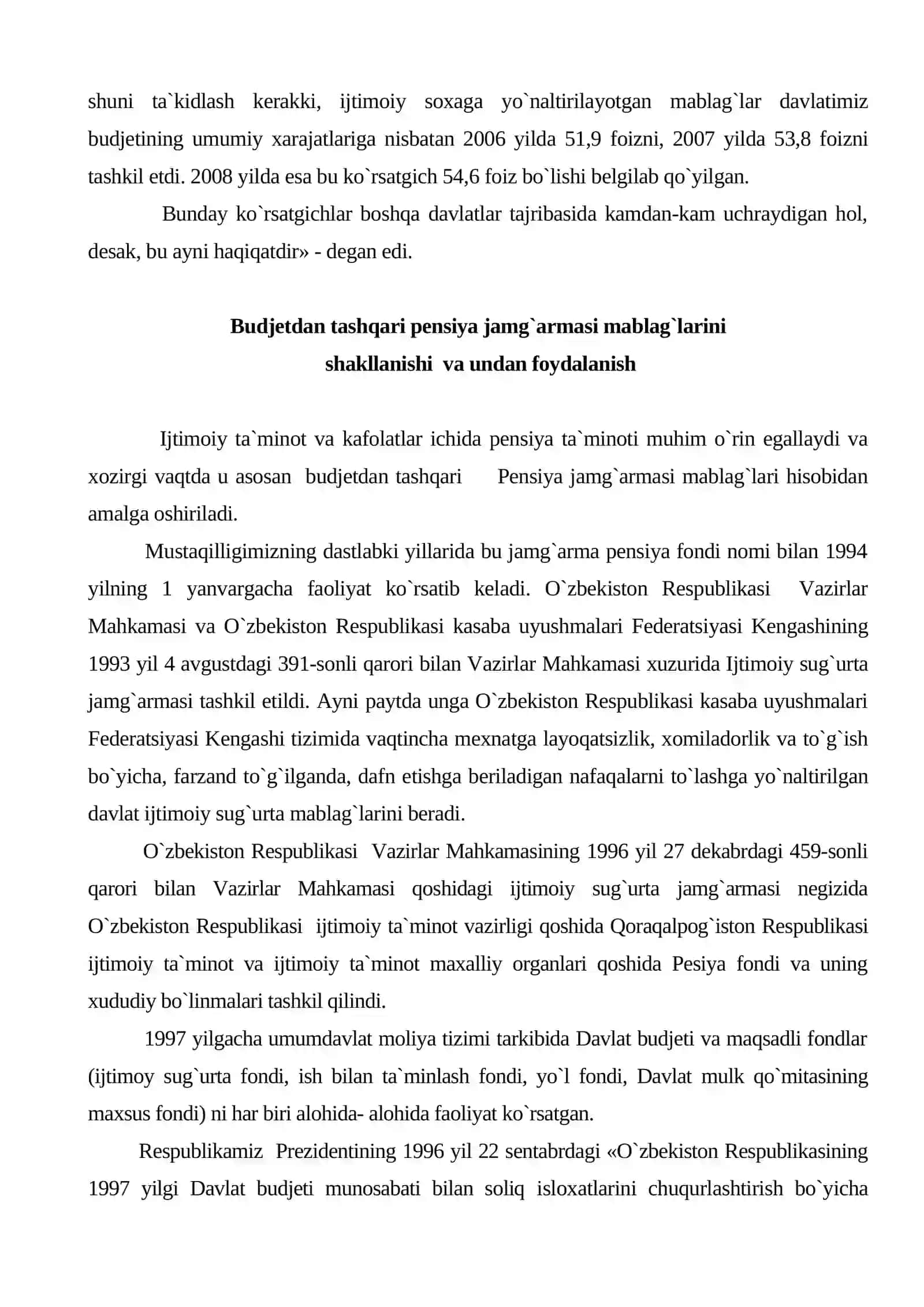 Ijtimoiy ta`minotning moxiyati va asosiy yunalishlari 4
