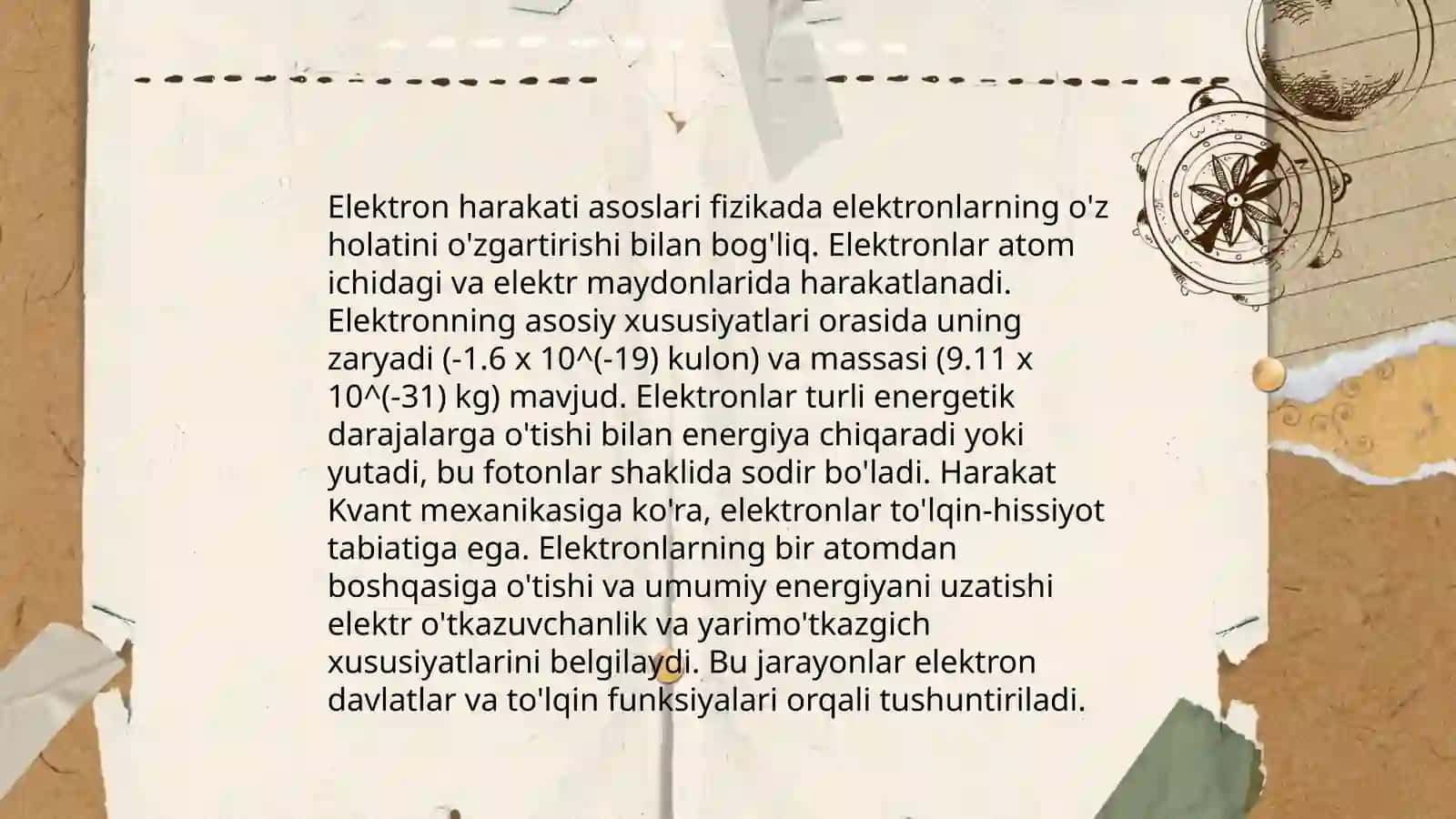 Davriy maydonlarda elektron harakati 4