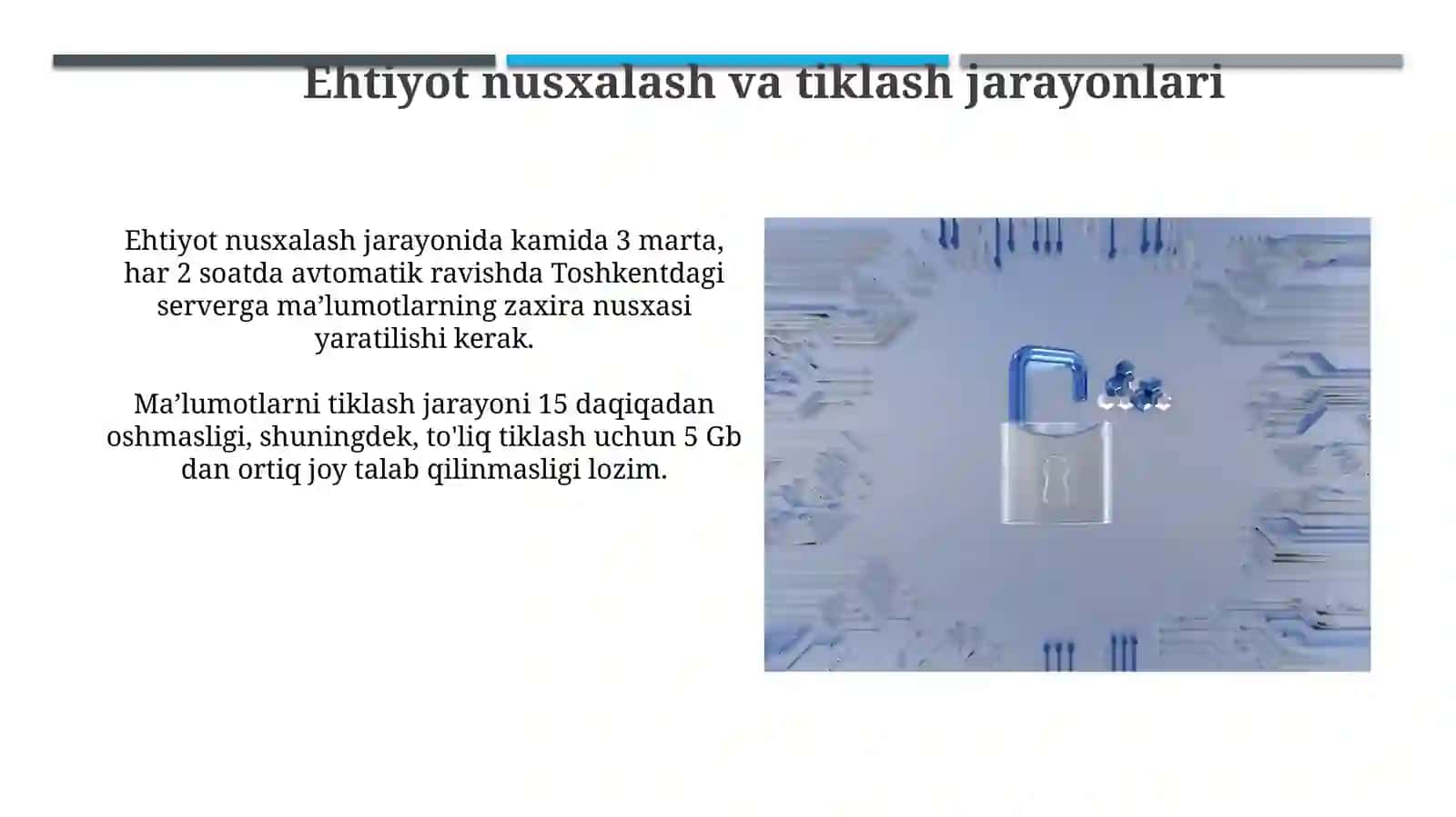 Xavfsizlik siyosatlari va qoidalari 4