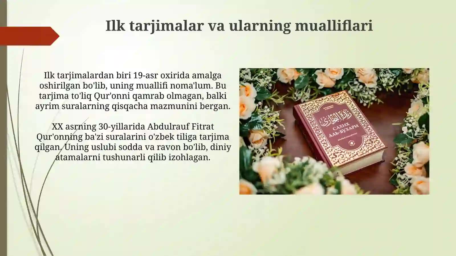 Mustagillik yillarida Qur'onning o'zbek tiliga tarjima qilinishi va tatsirlari haqida 4