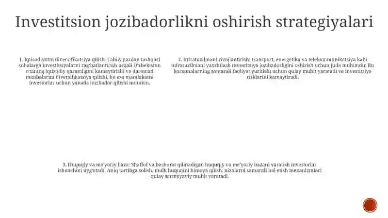 O'Zbekiston Iqtisodiyotiga Investitsiyalar Jalb Etishning Iqtisodiy Ahamiyati Va Uning Darajasini Belgilovchi Omillar 4