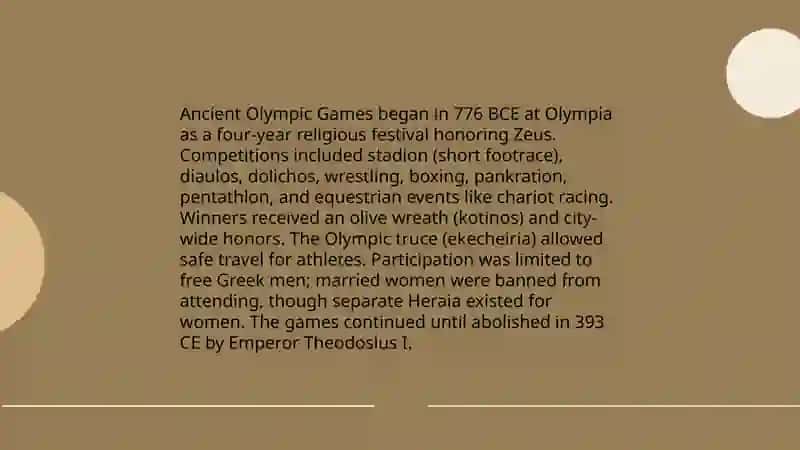The olimpic games 4