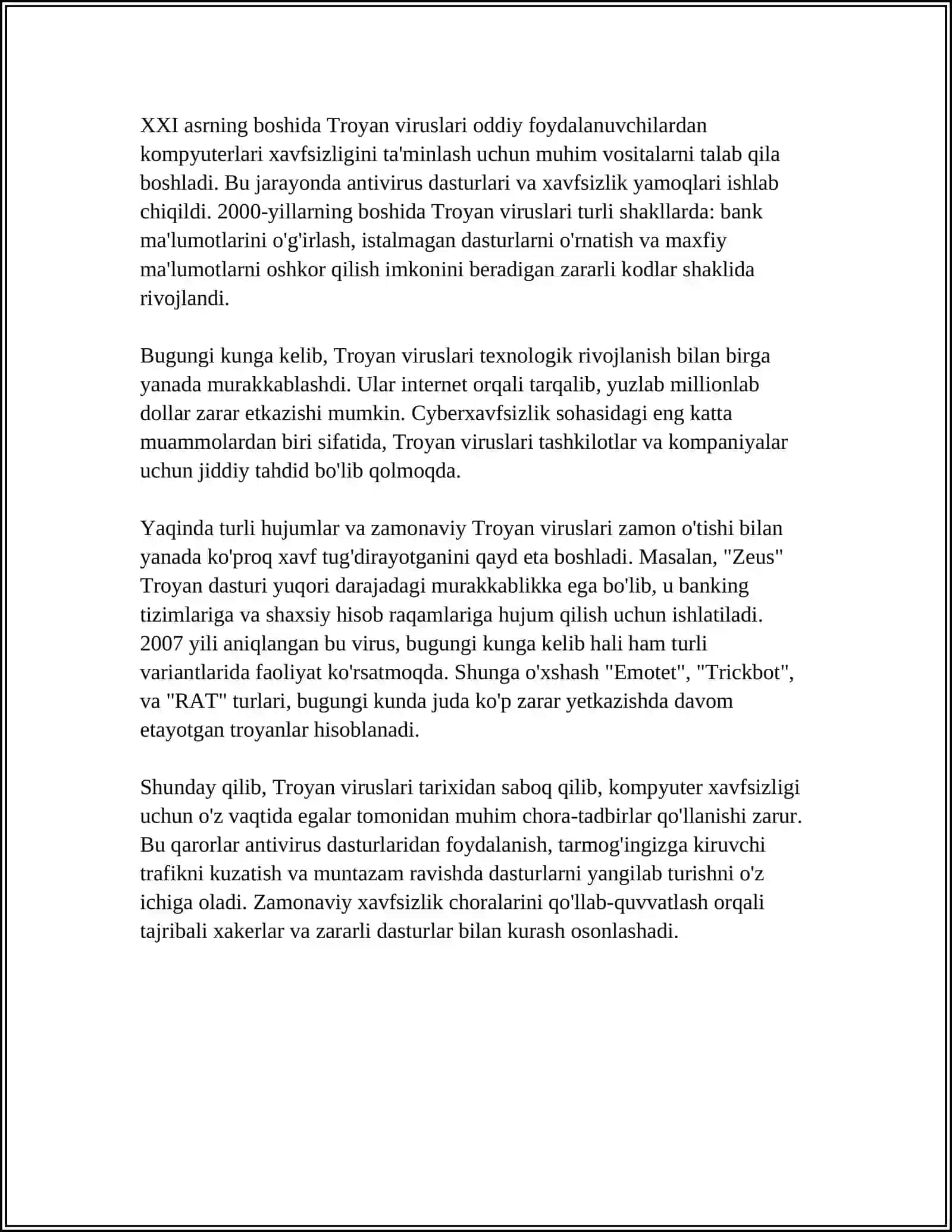 TROYAN VIRUSI 4