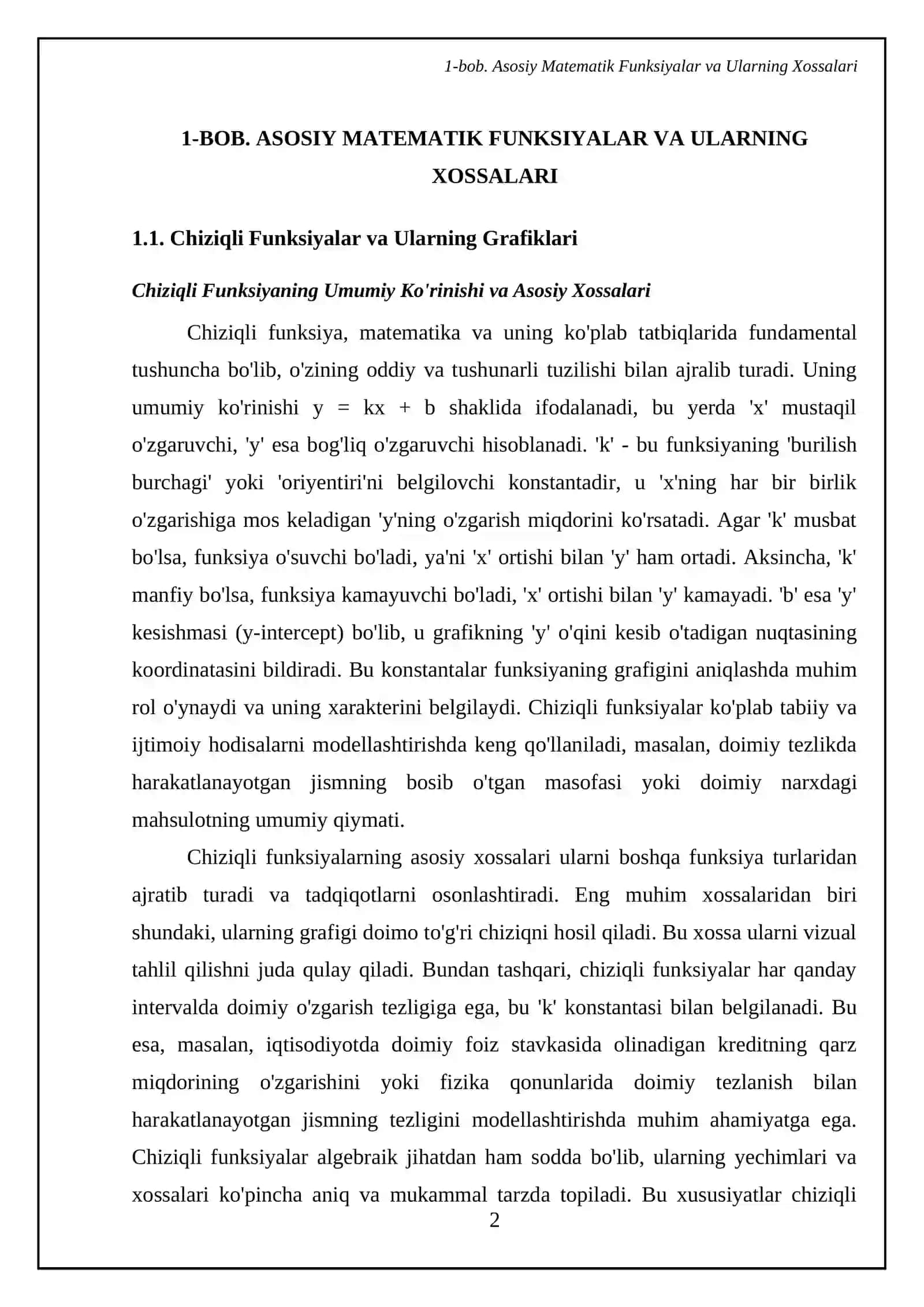 Matematik funksiyalarni belgilari 4