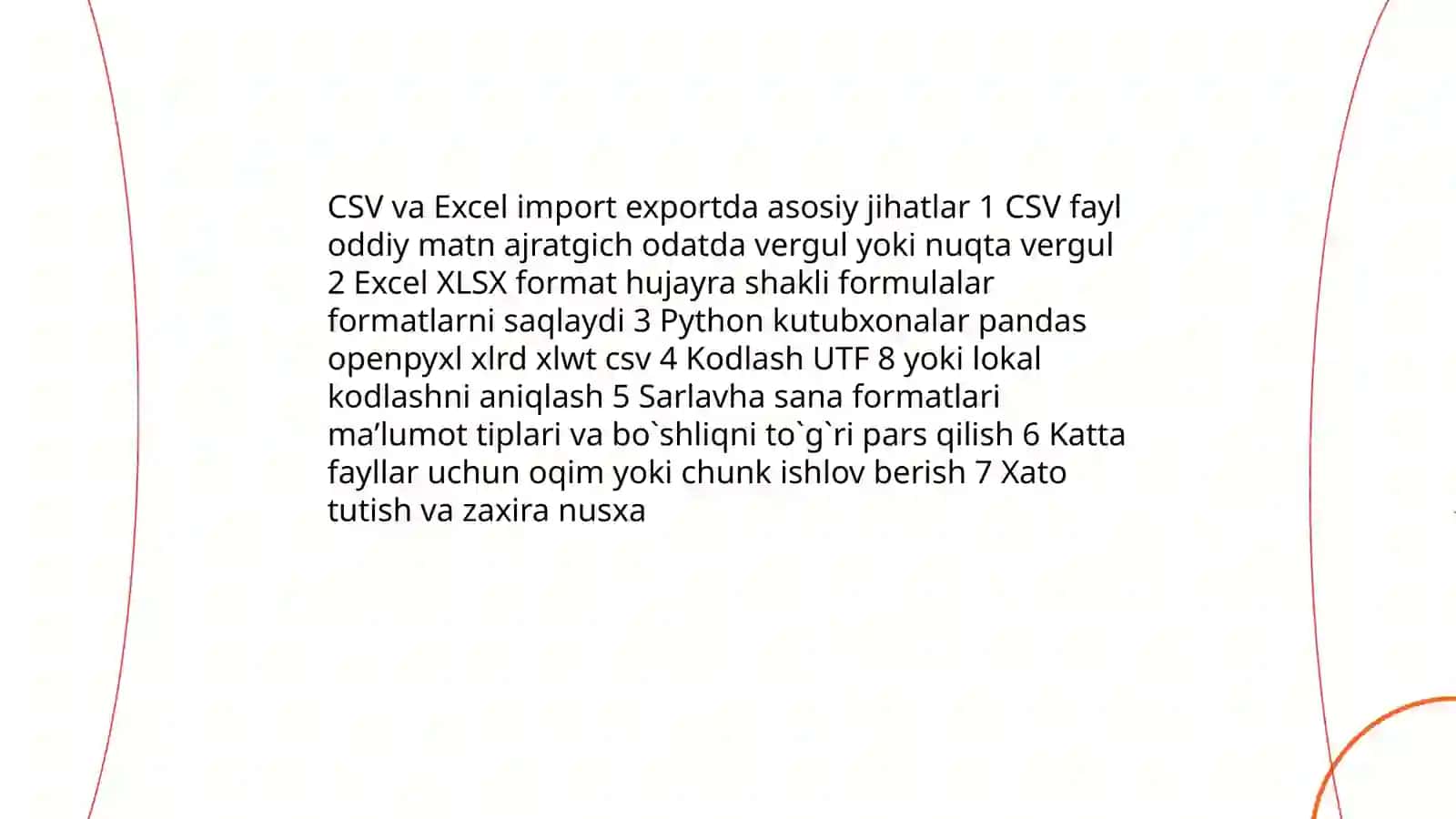 Excel fayllari bilan ishlash dasturini yaratish 4