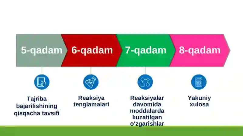 Kimyo xonasidagi jihozlar bilan ishlashda mehnat xavfsizligi qoidalari bilan tanishish 4