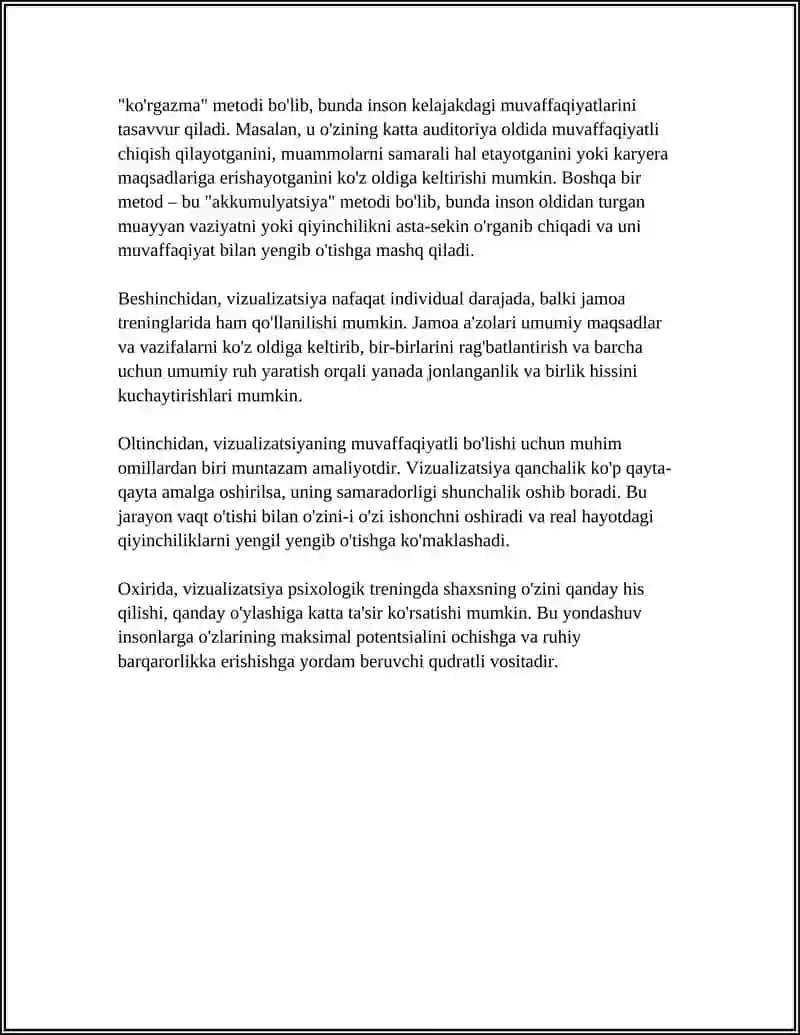 PSIXOLOGLIK TRENINGDA VIZUALIZATSIYA 4