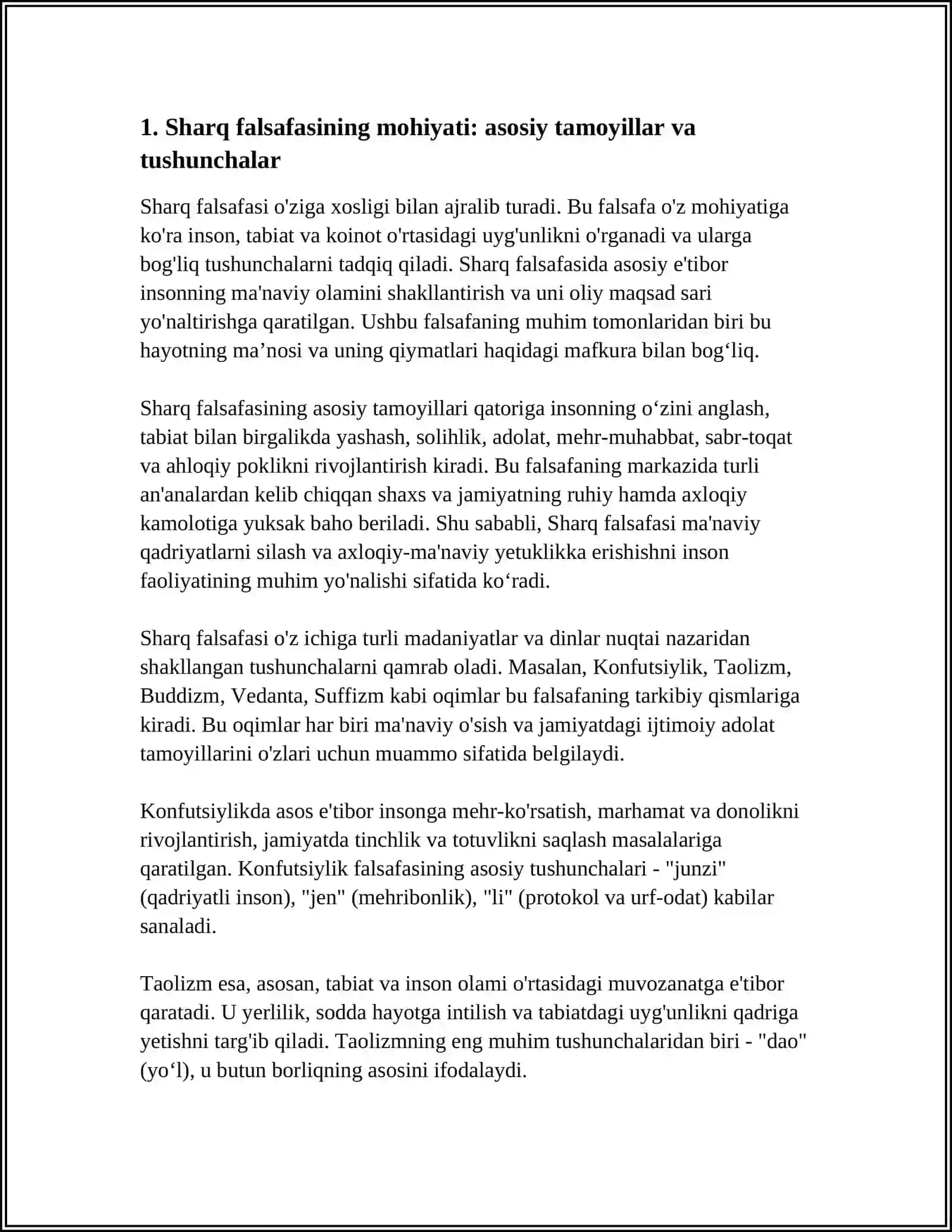 SHARQ FALSAFASINING MOHIYATI VA UNING IJTIMOIY TARAQQIYOTDAGI ROLI 4