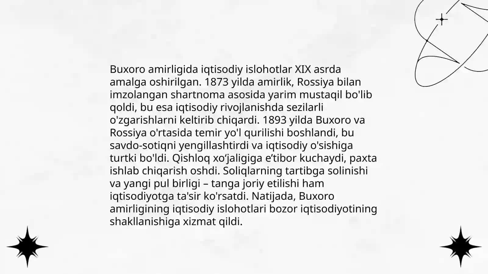 Buxoro amirligining siyosiy istimoiy-iqtisodiy madaniy hayotiga sayohat 4