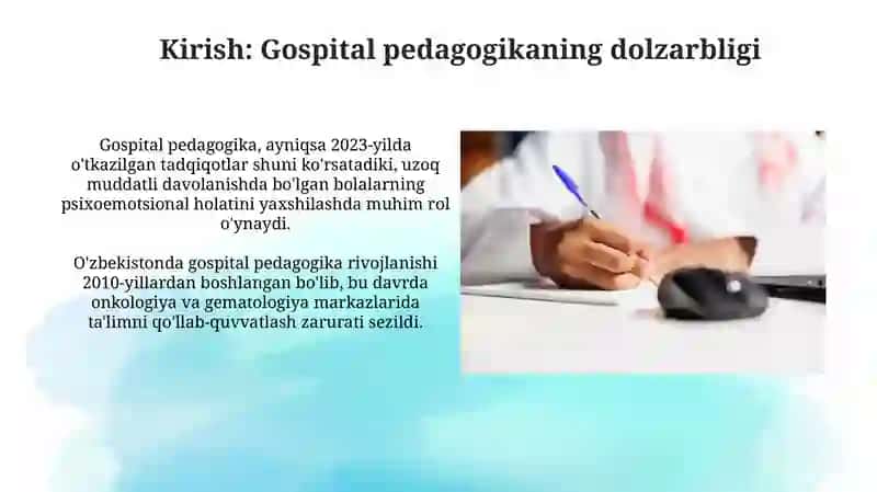 O'zbekistonda gospital pedagogikasining normativ-huquqiy asoslariga tahlil 4